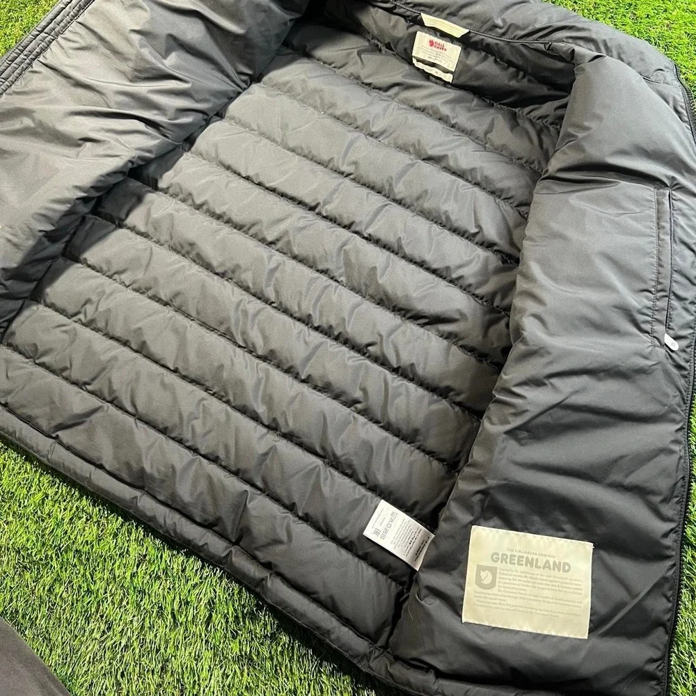 Fjallraven Greenland Down Liner Jacket Medium Black 600 Fill Power Down Puffer
